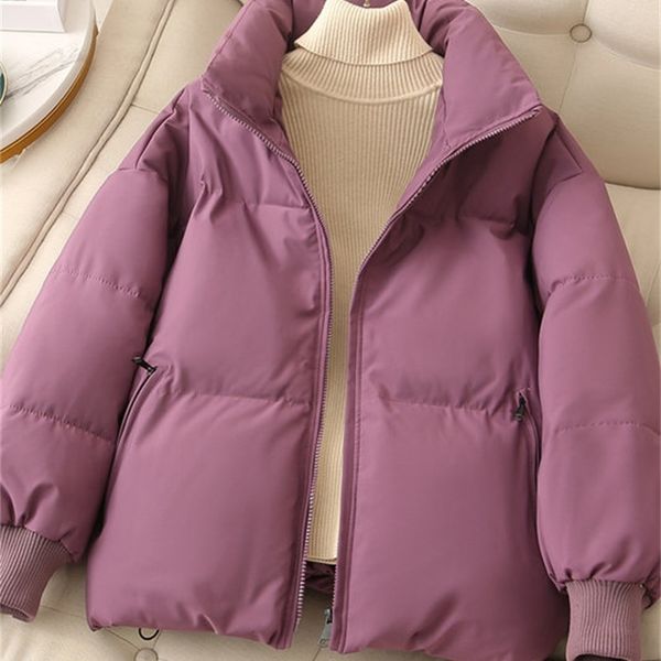 women's down parkas short section cotton jacket female small winter stand-up collar down cotton jacket thickened loose bread clothes ja, Black
women's down parkas short section cotton jacket female small winter stand-up collar down cotton jacket thickened loose bread clothes ja, Black
