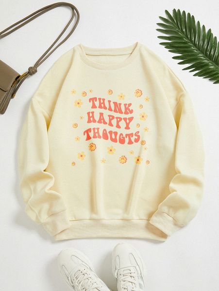 women's hoodies & sweatshirts slogan & cartoon face print thermal lined sweatshirt x8qw#, Black
women's hoodies & sweatshirts slogan & cartoon face print thermal lined sweatshirt x8qw#, Black