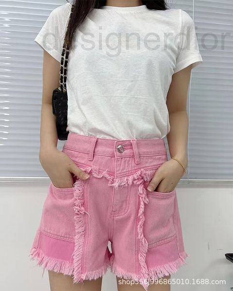 women's jeans designer nanyou quality xiaoxiangjia pink tassels raw edge high waist versatile denim shorts women's new summer styl, Blue
women's jeans designer nanyou quality xiaoxiangjia pink tassels raw edge high waist versatile denim shorts women's new summer styl, Blue