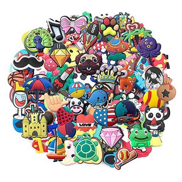 shoe parts accessories 20-200pcs wholesale random cartoon animal shoes charms decrations croc buckle for kids x-mas gift croc shoe accessori, White;pink
shoe parts accessories 20-200pcs wholesale random cartoon animal shoes charms decrations croc buckle for kids x-mas gift croc shoe accessori, White;pink