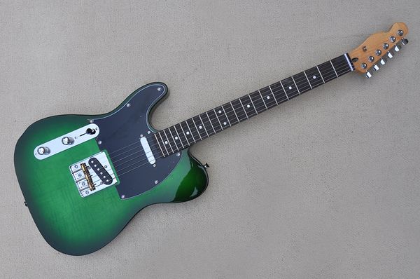 factory custom left handed green electric guitar with chrome hardware rosewood fretboard flame maple veneer can be customized
factory custom left handed green electric guitar with chrome hardware rosewood fretboard flame maple veneer can be customized