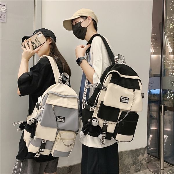 backpack korean schoolbag female student backpack large capacity fashion boy computer bag femal bags 220909
backpack korean schoolbag female student backpack large capacity fashion boy computer bag femal bags 220909