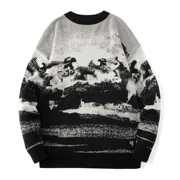 men s sweaters autumn winter casual sweater men loose harajuku style round neck long sleeve mens fashion pullovers trendy 220908, White;black
men s sweaters autumn winter casual sweater men loose harajuku style round neck long sleeve mens fashion pullovers trendy 220908, White;black