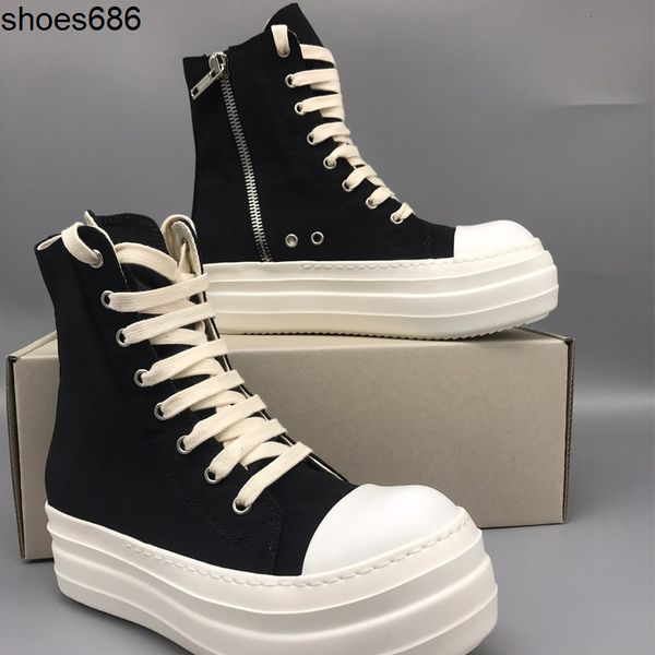2022s main street rick original shoes men's sneakers steetwear thick sole men's shoes everyday owens, Black
2022s main street rick original shoes men's sneakers steetwear thick sole men's shoes everyday owens, Black