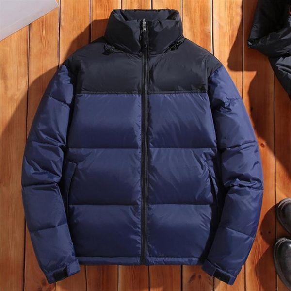 men's down parkas winter america brand parkas mixed colors couple cotton coats casual stand collar warm down puffer jackets men brand c, Black
men's down parkas winter america brand parkas mixed colors couple cotton coats casual stand collar warm down puffer jackets men brand c, Black