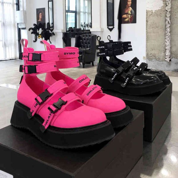 slippers dy fashion sandals women's buckle mary jane large toe shoes high cool boots summer leather, Black
slippers dy fashion sandals women's buckle mary jane large toe shoes high cool boots summer leather, Black