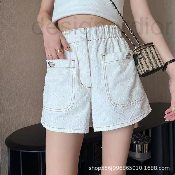 women's jeans designer wear nanyou xiaoxiangjia summer new white pocket elastic waist european shorts wide leg pants women, Blue
women's jeans designer wear nanyou xiaoxiangjia summer new white pocket elastic waist european shorts wide leg pants women, Blue