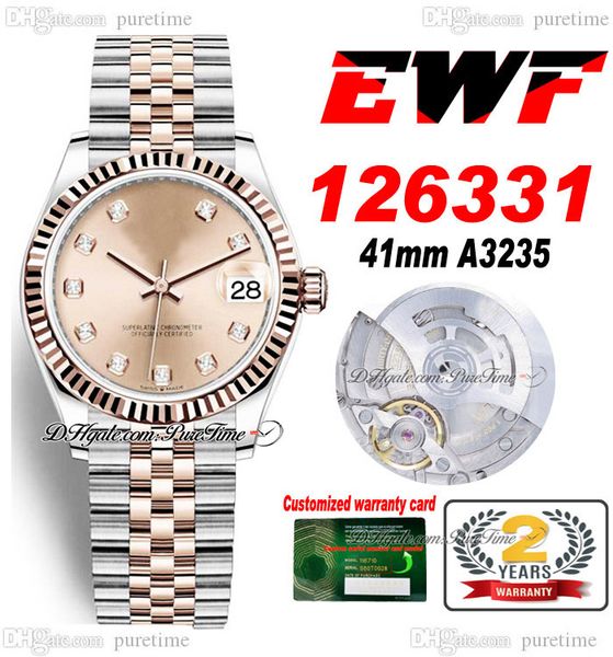 ewf just 126331 a3235 automatic mens watch 41 two tone rose gold fluted bezel champagne diamond dial jubileesteel bracelet super edition sam, Slivery;brown
ewf just 126331 a3235 automatic mens watch 41 two tone rose gold fluted bezel champagne diamond dial jubileesteel bracelet super edition sam, Slivery;brown
