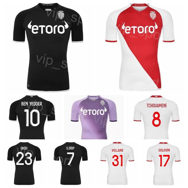 2022-23 club soccer as monaco jerseys embolo diatta badiashile diop disasi nubel jean lucas vanderson ben yedder volland diop henrique footb, Black;yellow
2022-23 club soccer as monaco jerseys embolo diatta badiashile diop disasi nubel jean lucas vanderson ben yedder volland diop henrique footb, Black;yellow