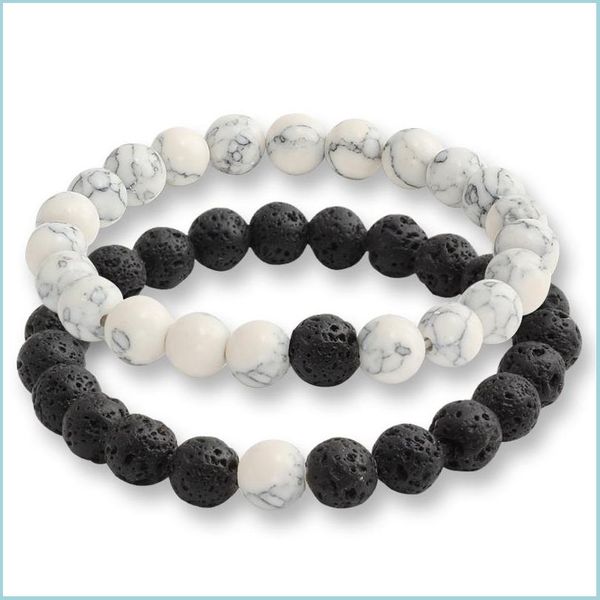 beaded strands 2 pcs/set fashion couple tiger eye stone bracelets bangles classic black white natural lava stones charm bead bracele dhsys
beaded strands 2 pcs/set fashion couple tiger eye stone bracelets bangles classic black white natural lava stones charm bead bracele dhsys