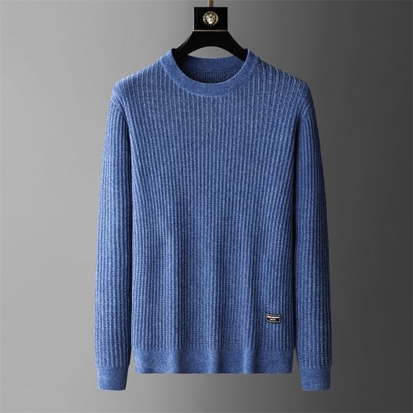 men s sweaters solid color thickened warm wool sweater men s round neck autumn and winter trendy korean casual 220908, White;black
men s sweaters solid color thickened warm wool sweater men s round neck autumn and winter trendy korean casual 220908, White;black