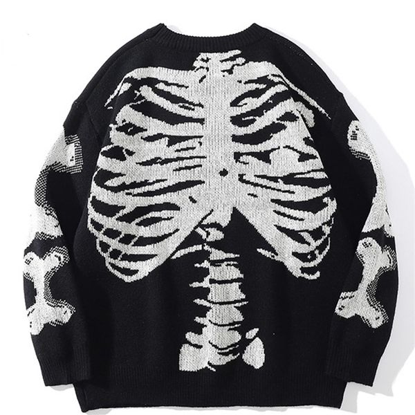 mens sweaters men oversized sweater black loose skeleton bone print women vintage retro knitted sweater autumn cotton pullover couples 22090, White;black
mens sweaters men oversized sweater black loose skeleton bone print women vintage retro knitted sweater autumn cotton pullover couples 22090, White;black