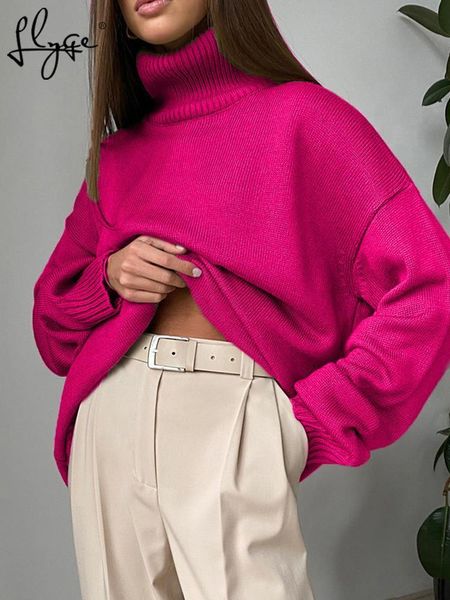 women s sweaters green women turtleneck sweater knitted loose thick fashion autumn winter female long sleeve soft basic jumper 220908, White;black
women s sweaters green women turtleneck sweater knitted loose thick fashion autumn winter female long sleeve soft basic jumper 220908, White;black
