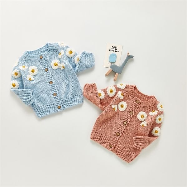 pullover citgeett autumn winter infant baby girls boys lovely sweater cardigan long sleeve single breasted flowers knit jacket clothes 22090, Blue
pullover citgeett autumn winter infant baby girls boys lovely sweater cardigan long sleeve single breasted flowers knit jacket clothes 22090, Blue