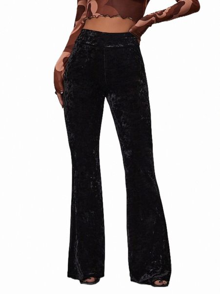 women's pants & capris bae high waist velvet flared pants c4gq#, Black;white
women's pants & capris bae high waist velvet flared pants c4gq#, Black;white