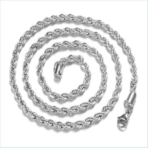 chains 925 sterling sier plated 2 mm flash twisted rope chain necklace charm new drop delivery 2021 jewelry neckl dh2ks, Silver
chains 925 sterling sier plated 2 mm flash twisted rope chain necklace charm new drop delivery 2021 jewelry neckl dh2ks, Silver