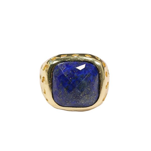 natural blue lapis lazuli faceted square ring gold color electroplated rings adjustable fashion lady gifts, Golden;silver
natural blue lapis lazuli faceted square ring gold color electroplated rings adjustable fashion lady gifts, Golden;silver