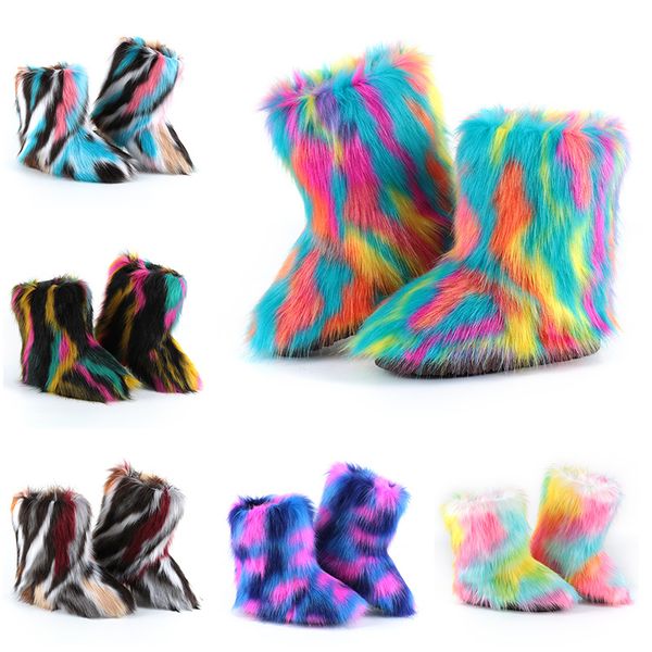 autumn winter new female outdoor warm non-slip boots maomao cylinder fur snow boots, Black
autumn winter new female outdoor warm non-slip boots maomao cylinder fur snow boots, Black