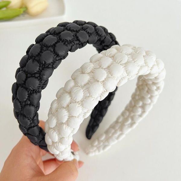 fashion women's hair accessories solid color braided headband wide side headwear vintage hairband, Slivery;white
fashion women's hair accessories solid color braided headband wide side headwear vintage hairband, Slivery;white