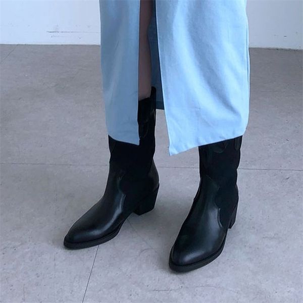 boots women chelsea heels boots autumn winter fashion punk mid calf motocycle boots chunky pumps ladies casual shoes botas 220908, Black
boots women chelsea heels boots autumn winter fashion punk mid calf motocycle boots chunky pumps ladies casual shoes botas 220908, Black