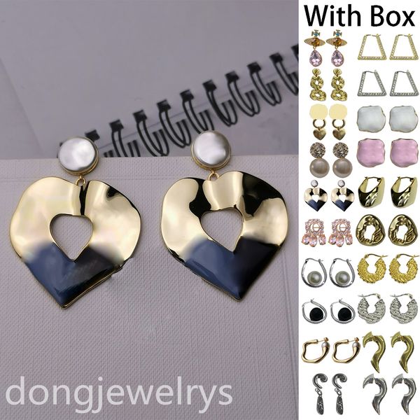 sterling silver earring in a new trendy color scheme designer gorgeous hoop earring luxury jewelry women heart-shaped earrings dongjewelrys, Golden;silver
sterling silver earring in a new trendy color scheme designer gorgeous hoop earring luxury jewelry women heart-shaped earrings dongjewelrys, Golden;silver