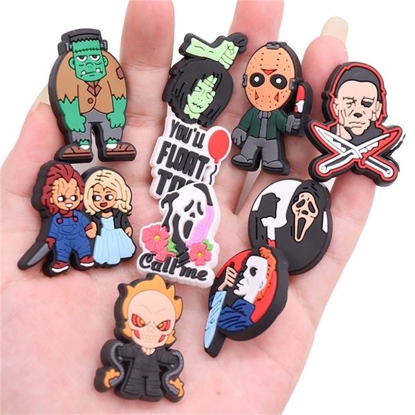 shoe parts accessories 100pcs horrible movie role croc shoe charms horror film icon shoes decorations men scary thriller wristband accessori, White;pink
shoe parts accessories 100pcs horrible movie role croc shoe charms horror film icon shoes decorations men scary thriller wristband accessori, White;pink