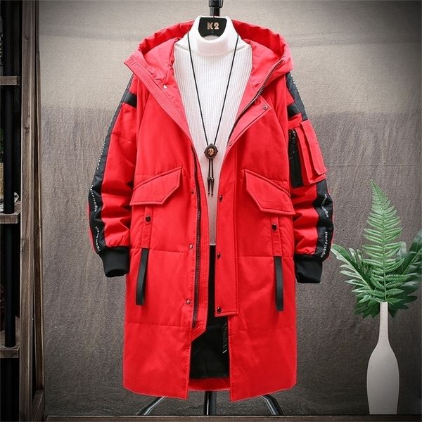 mens down parkas mens down coat three color with hooded keep warm winter drop shoulder thick long jacket youth cargo style coat 220909, Black
mens down parkas mens down coat three color with hooded keep warm winter drop shoulder thick long jacket youth cargo style coat 220909, Black