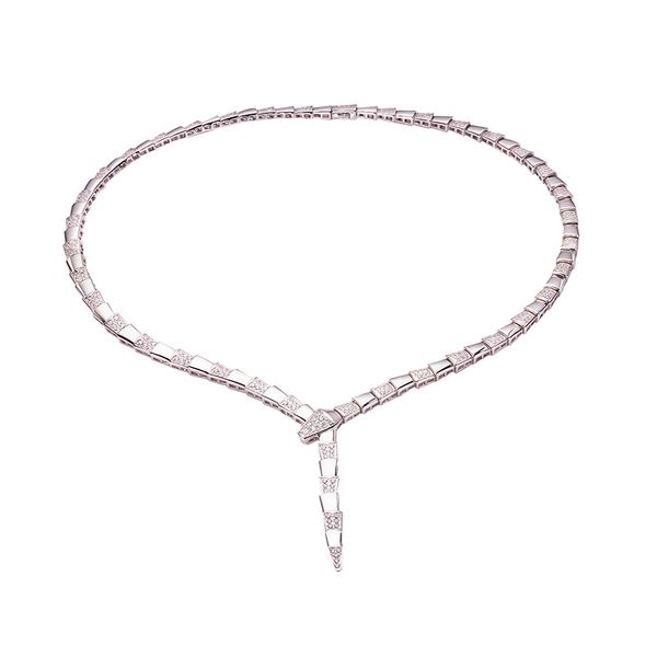 chains wide snake necklace spacer gold plated personality vintage ladies clavicle chain, Silver
chains wide snake necklace spacer gold plated personality vintage ladies clavicle chain, Silver