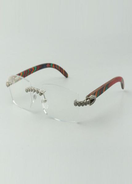 designer bouquet diamond glasses frames 3524012 with peacock wood temples f, Silver
designer bouquet diamond glasses frames 3524012 with peacock wood temples f, Silver