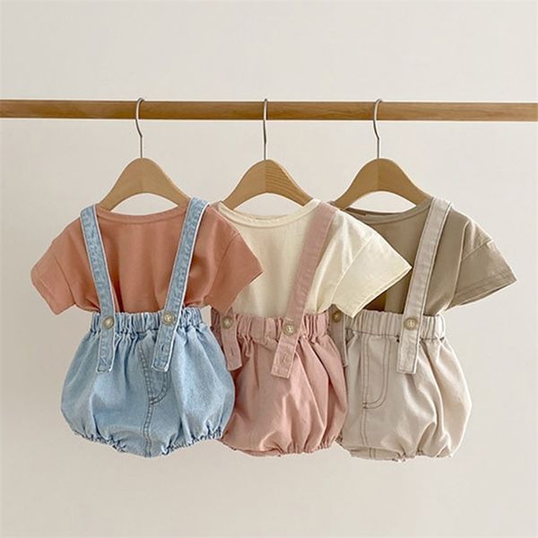 overalls baby girl infant boy cowboy korean japanese romper solid short sleeve t shirt toddler girl summer born clothes overalls 220909, Blue
overalls baby girl infant boy cowboy korean japanese romper solid short sleeve t shirt toddler girl summer born clothes overalls 220909, Blue