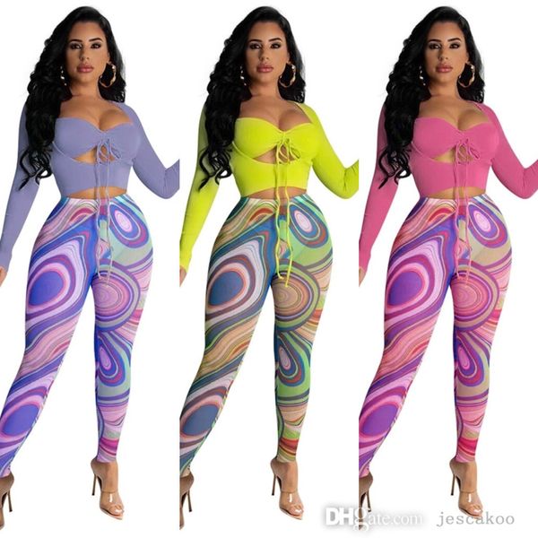 fall women two piece pants outfits hollow out bandage crop and mesh printed leggings matching set, White
fall women two piece pants outfits hollow out bandage crop and mesh printed leggings matching set, White