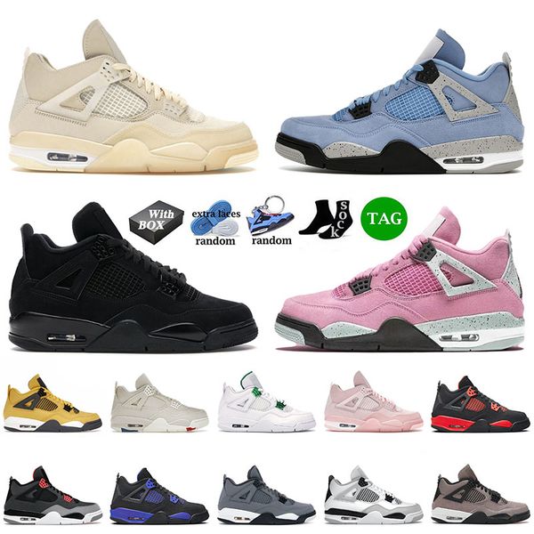 2022 arrival men women basketball shoes 4 4s iv black cat university pink blue offs white sail shimmer red thunder jorden starfish sneakers
2022 arrival men women basketball shoes 4 4s iv black cat university pink blue offs white sail shimmer red thunder jorden starfish sneakers