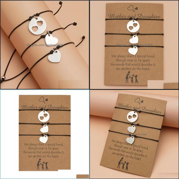 charm bracelets msee pics day card bracelet creative stainless steel hollow heart woven 3-piece set drop delivery 2021 jewelry bracele dhag2, Golden;silver
charm bracelets msee pics day card bracelet creative stainless steel hollow heart woven 3-piece set drop delivery 2021 jewelry bracele dhag2, Golden;silver