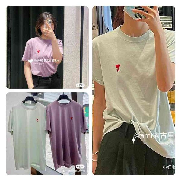 t shirts mens classic amies trendy oversize autumn embroidery peach heart short sleeve mint green taro purple casual cotton fashionable polo, White
t shirts mens classic amies trendy oversize autumn embroidery peach heart short sleeve mint green taro purple casual cotton fashionable polo, White