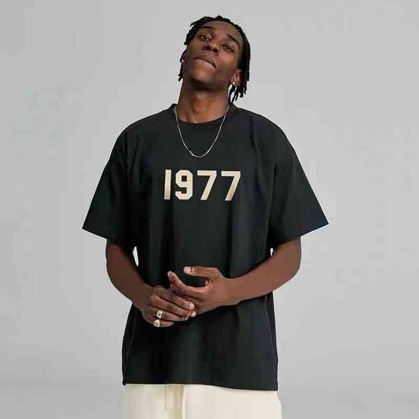 designer summer 2023 cotton t shirt fear of goddess season 8 double line 1977 high street loose flocking casual round neck american wrinkle, White;black
designer summer 2023 cotton t shirt fear of goddess season 8 double line 1977 high street loose flocking casual round neck american wrinkle, White;black
