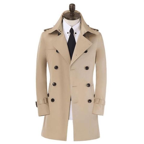 men's trench coats thin mens beige spring autumn man double breasted coat men clothes slim overcoat long sleeve designer s - 284w, Tan;black
men's trench coats thin mens beige spring autumn man double breasted coat men clothes slim overcoat long sleeve designer s - 284w, Tan;black