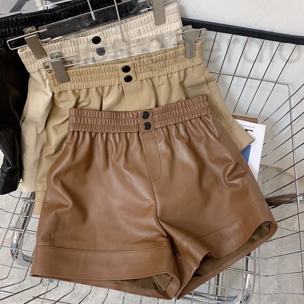 women's jumpsuits & rompers designer in the early autumn of 2022 new lear sheep skin shorts elastic high waist and wide leg pants lear, Black;white
women's jumpsuits & rompers designer in the early autumn of 2022 new lear sheep skin shorts elastic high waist and wide leg pants lear, Black;white