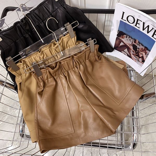 women's jumpsuits & rompers designer new autumn and winter 2022 european sheep skin shorts elastic waist loose thin leather leisure wid, Black;white
women's jumpsuits & rompers designer new autumn and winter 2022 european sheep skin shorts elastic waist loose thin leather leisure wid, Black;white