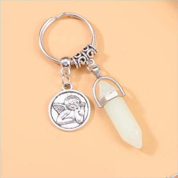 keychains venta al por mayor llaveros hexagonal punto de piedra cristal colgante ngel encanto granel regalos yoga para drop delivery dhmvu, Silver
keychains venta al por mayor llaveros hexagonal punto de piedra cristal colgante ngel encanto granel regalos yoga para drop delivery dhmvu, Silver