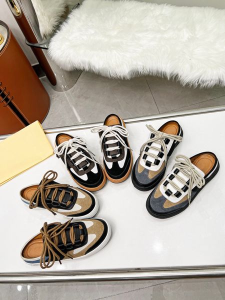 2022 fall slip-on sneakers designer lace-up slippers black brown casual shoes fashion all-match sneakers flat slipperss with box size 35-41
2022 fall slip-on sneakers designer lace-up slippers black brown casual shoes fashion all-match sneakers flat slipperss with box size 35-41