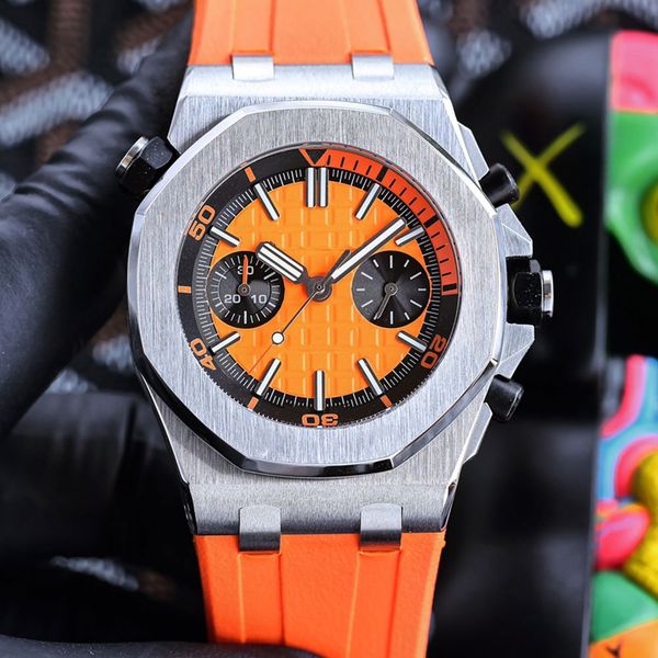 mens watch automatic mechanical watches 45mm sapphire business designer wristwatches waterproof rubber strap montre de luxe, Slivery;brown
mens watch automatic mechanical watches 45mm sapphire business designer wristwatches waterproof rubber strap montre de luxe, Slivery;brown