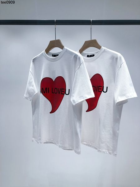 22 new love letter embroidery red heart short sleeve fashion brand round neck couple half sleeve t-shirt, White;black
22 new love letter embroidery red heart short sleeve fashion brand round neck couple half sleeve t-shirt, White;black