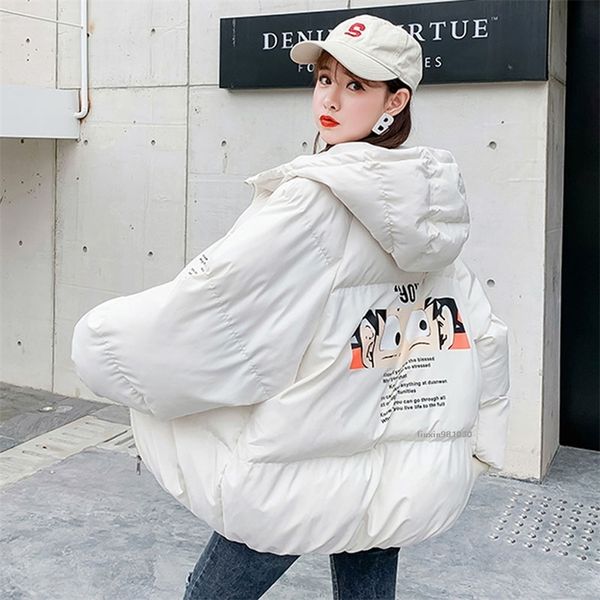 women's down parkas spring woman winter jacket cartoon parka coat female hooded warm short jackets casual jacket coat femme harajuku my, Black
women's down parkas spring woman winter jacket cartoon parka coat female hooded warm short jackets casual jacket coat femme harajuku my, Black