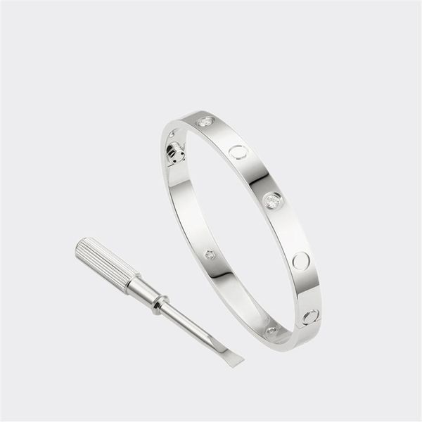 love screw bracelet 5 0 designer bracelets luxury jewelry women bangle 4 diamond titanium steel alloy gold-plated craft gold silver ros200s, Black
love screw bracelet 5 0 designer bracelets luxury jewelry women bangle 4 diamond titanium steel alloy gold-plated craft gold silver ros200s, Black