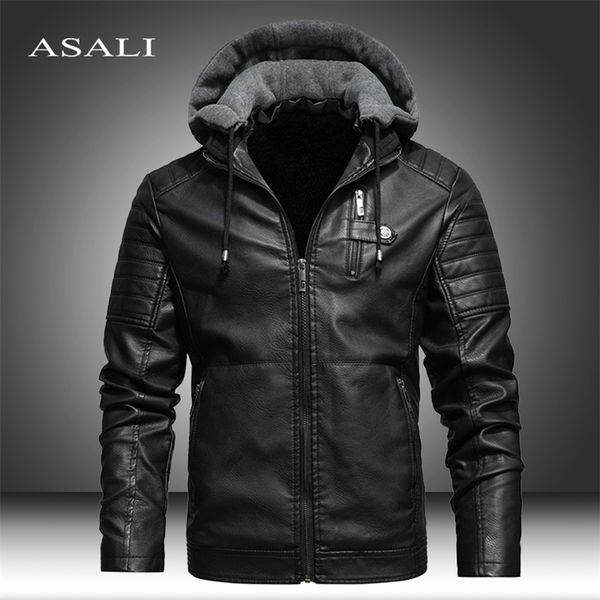 mens leather faux winter jackets coat motorcylce casual fleece thicken motorcycle pu jacket biker warm brand clothing 220909, Black
mens leather faux winter jackets coat motorcylce casual fleece thicken motorcycle pu jacket biker warm brand clothing 220909, Black