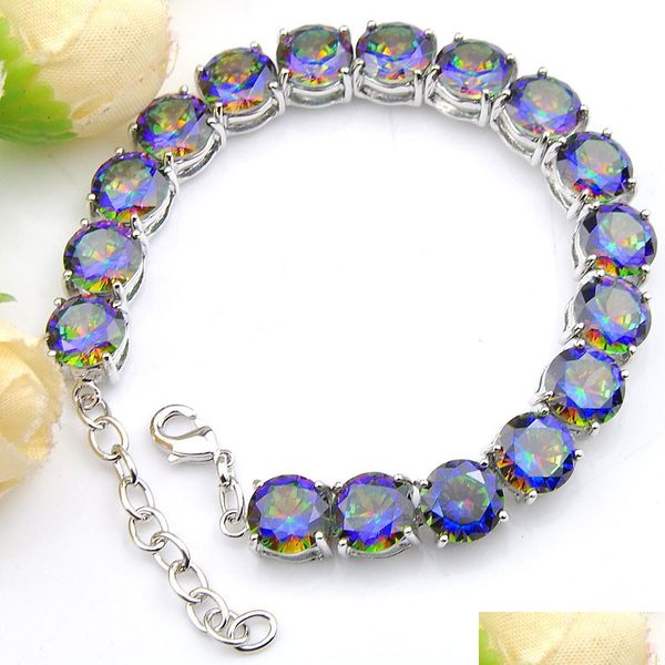 tennis round colorf blue natural mystic z 925 sterling sier plated fashion rainbow zircon lovers bracelets bangles jewelry drop d dhovu, Golden;silver
tennis round colorf blue natural mystic z 925 sterling sier plated fashion rainbow zircon lovers bracelets bangles jewelry drop d dhovu, Golden;silver