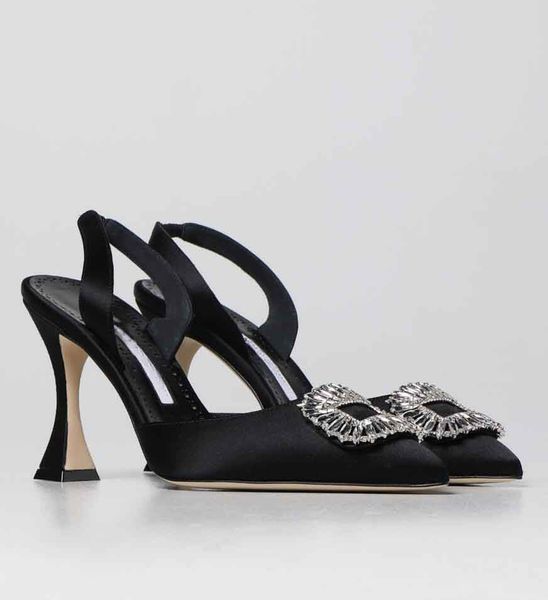 luxury designer sandals crystal buckle embellished two-tone satin womens sandals wedding party dress sandals for women, Black
luxury designer sandals crystal buckle embellished two-tone satin womens sandals wedding party dress sandals for women, Black
