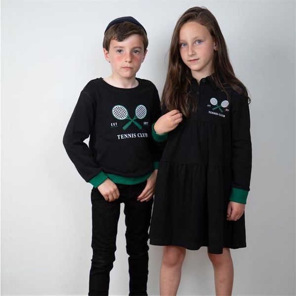 family matching outfits children fall winter cotton girl dress boy girl sweatshirt tennis printed dress romper family matching clothes 22090, Blue
family matching outfits children fall winter cotton girl dress boy girl sweatshirt tennis printed dress romper family matching clothes 22090, Blue