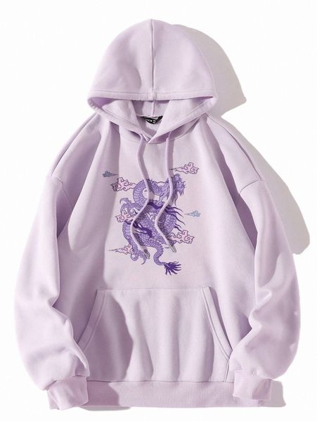 women's hoodies & sweatshirts chinese dragon graphic kangaroo pocket drop shoulder drawstring thermal hoodie f6yx#, Black
women's hoodies & sweatshirts chinese dragon graphic kangaroo pocket drop shoulder drawstring thermal hoodie f6yx#, Black