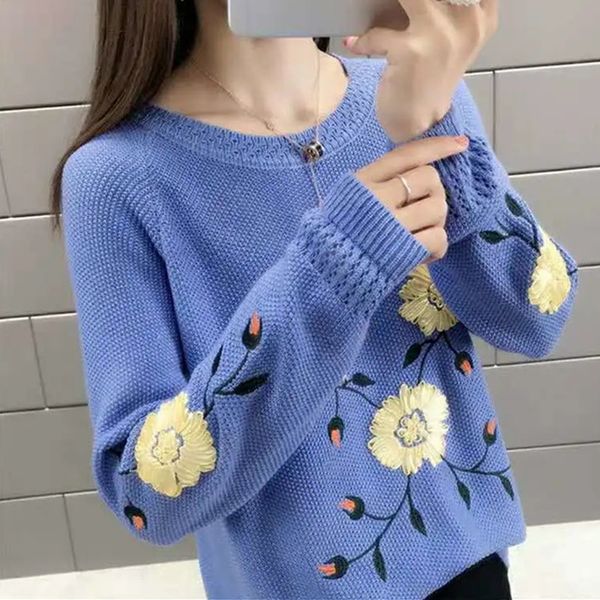 women s sweaters women knitted thin autumn pullover casual long sleeve o neck printed fall korea sweater female jumper clothing 220908, White;black
women s sweaters women knitted thin autumn pullover casual long sleeve o neck printed fall korea sweater female jumper clothing 220908, White;black